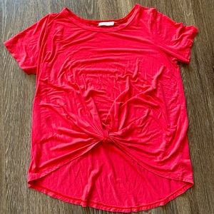 Red Women’s Cut Top - M